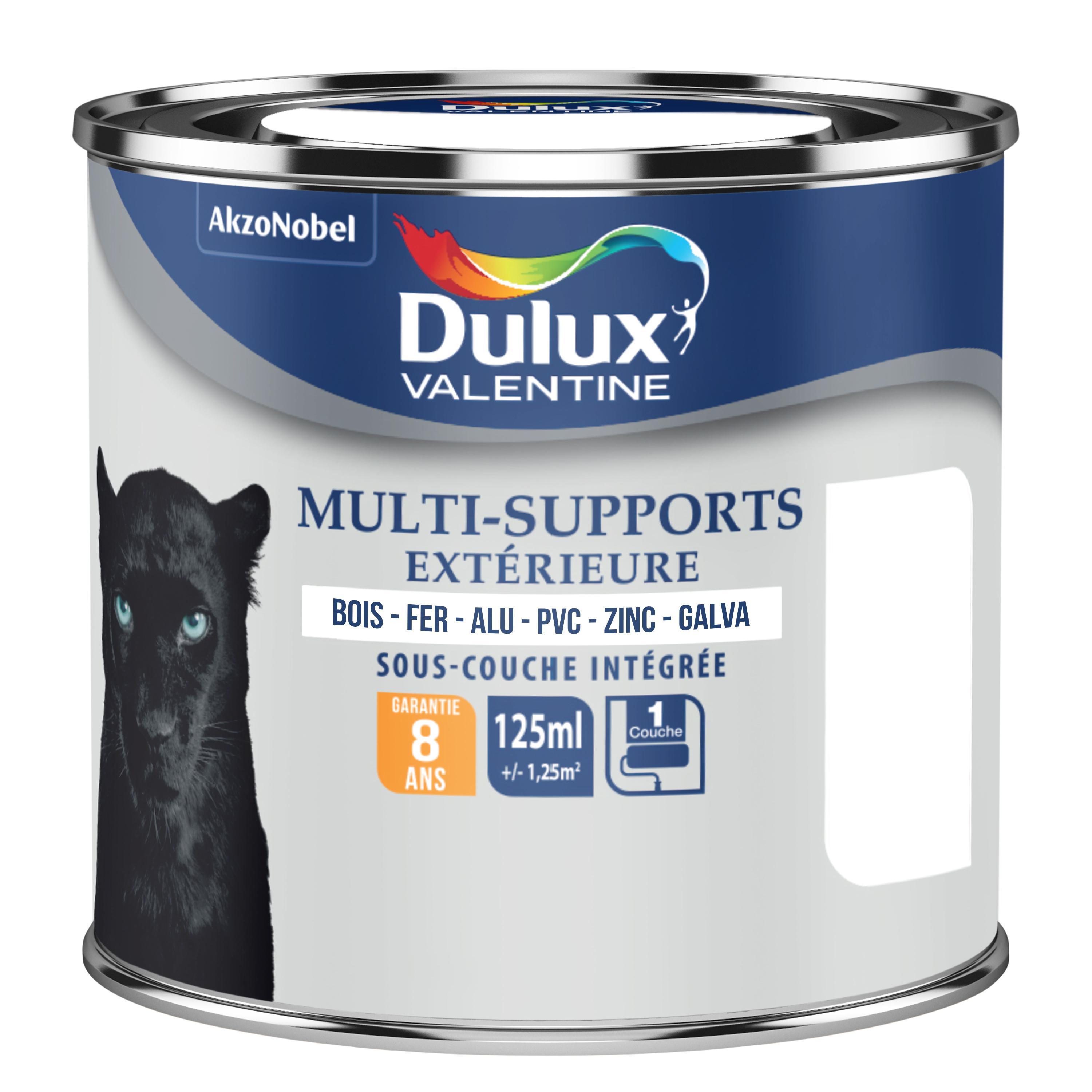 Peinture Multi-Supports Extérieur Dulux Valentine Satin Blanc 0,125 L