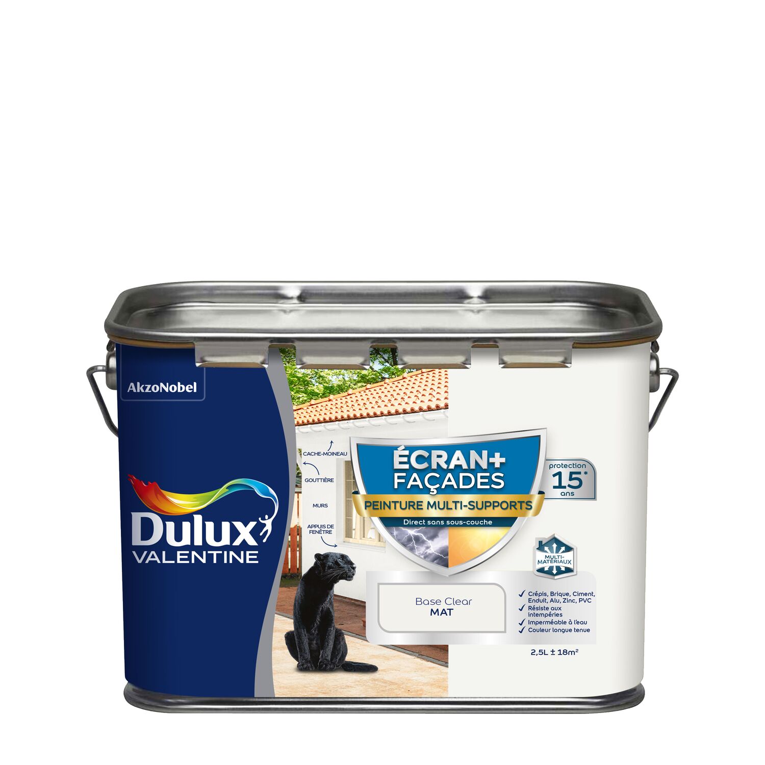 Peinture façade 2,5 l clear