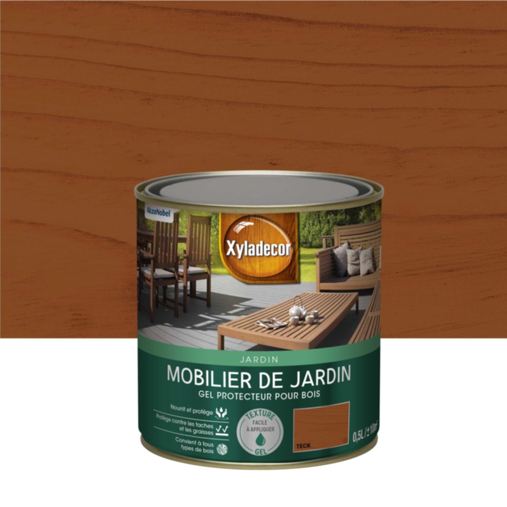 Gel Protecteur Bois Xyladecor Mat Teck 0,5L