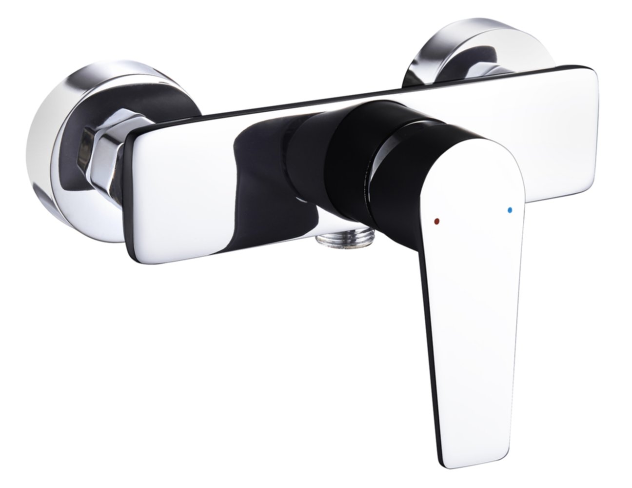 Mitigeur douche oolong chrome et noir