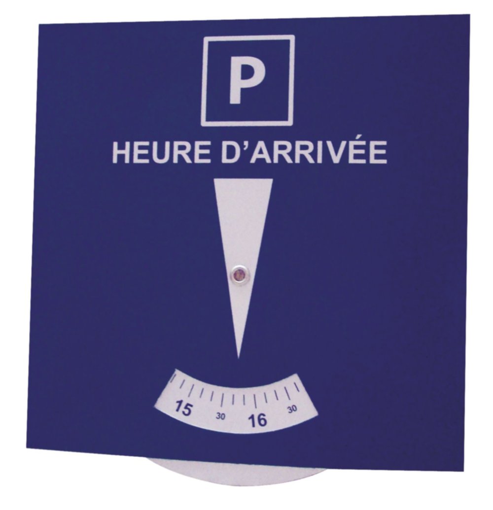 Disque de stationnement zone bleue