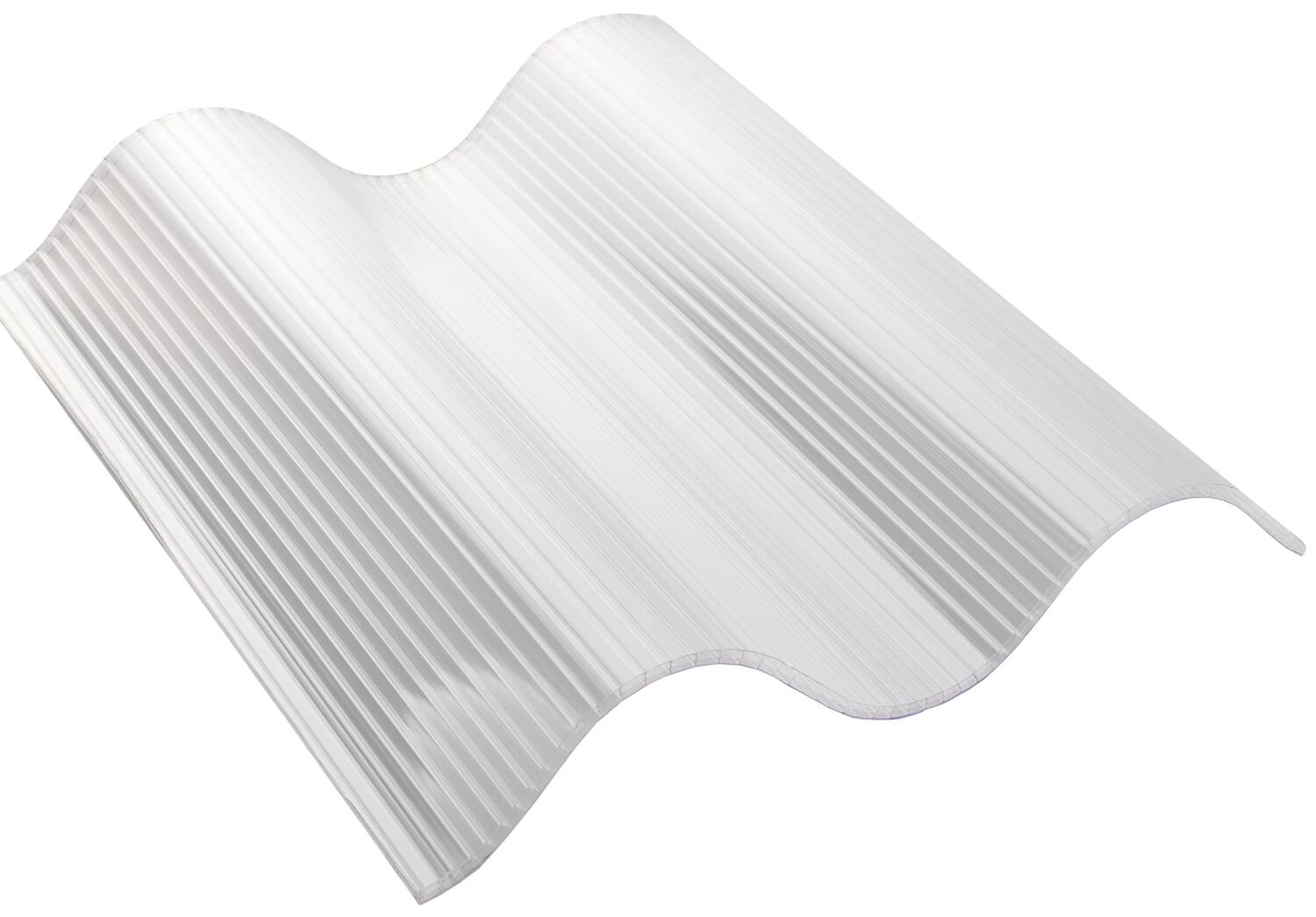 Plaque ondulé polycarbonate Carbo Onda Ep.6mm 200x92cm