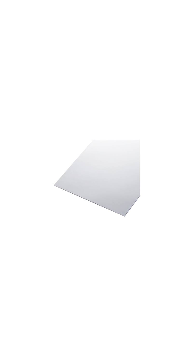 Verre synthétique 2mm intérieur et extérieur L.2xL.1m Clair lisse