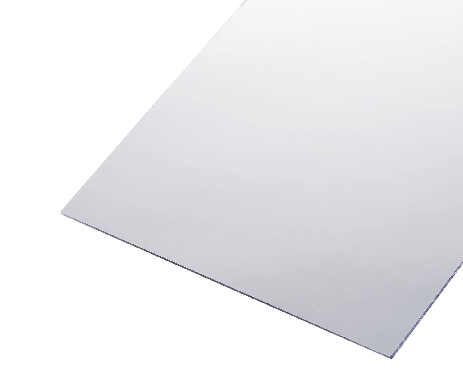 Verre synthétique 2mm intérieur et extérieur L.1xL.0,50m Clair lisse