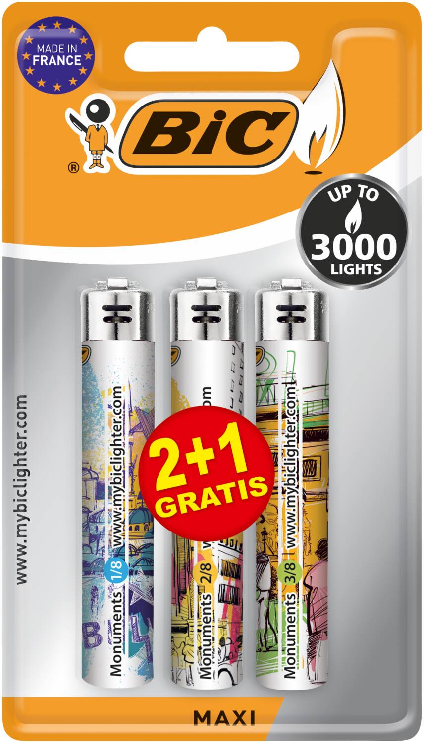 2+1 Maxi Briquets à Pierre Edition Limitée - BIC
