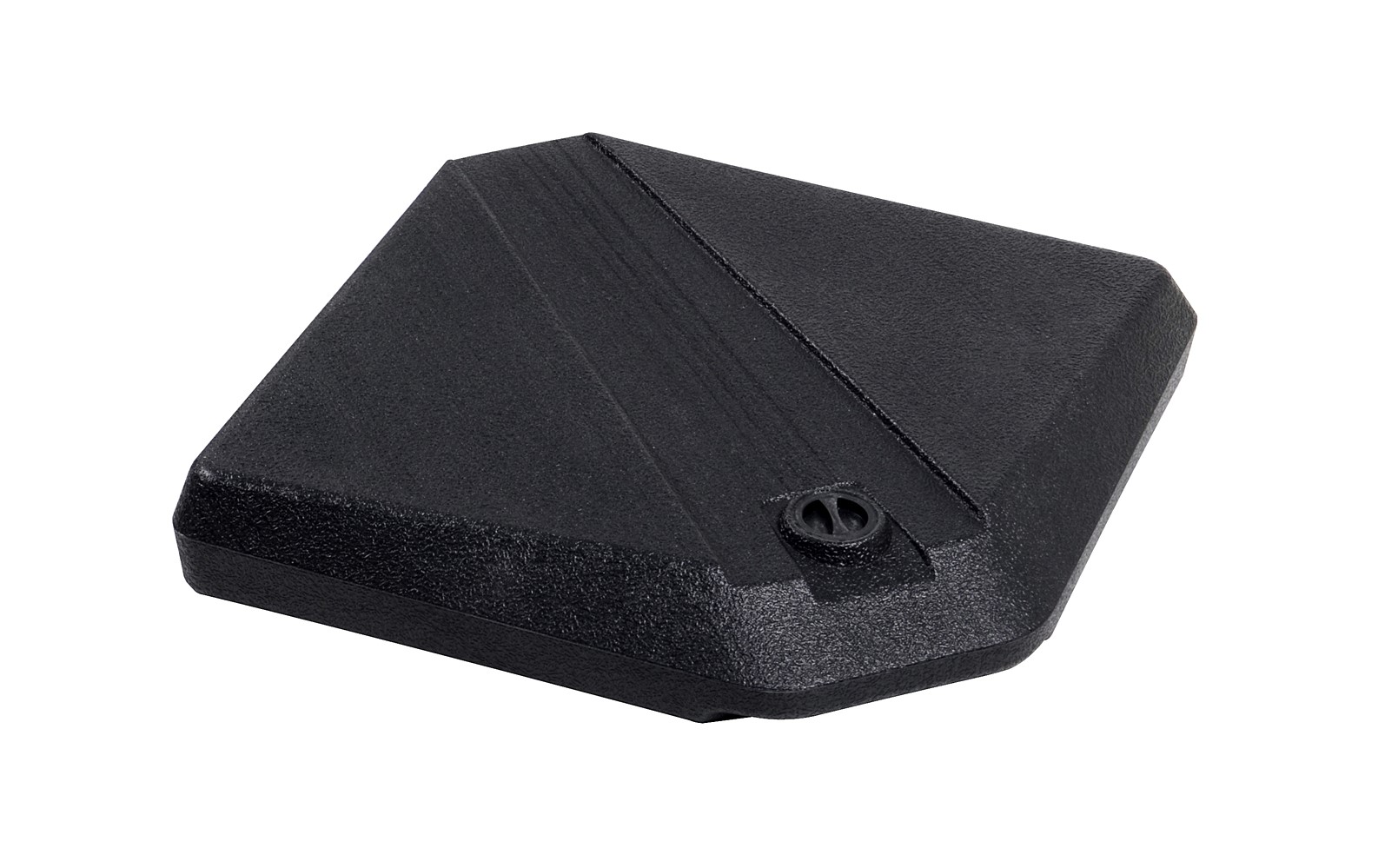 Pied de parasol à remplir 15L 49x49x8,7cm gris foncé