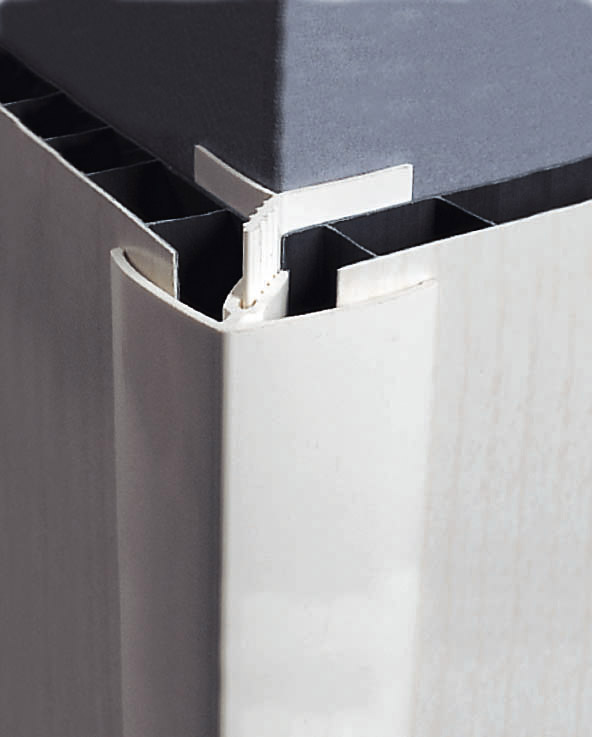 Profil angle externe clippable - 8/10 mm blanc - GROSFILLEX