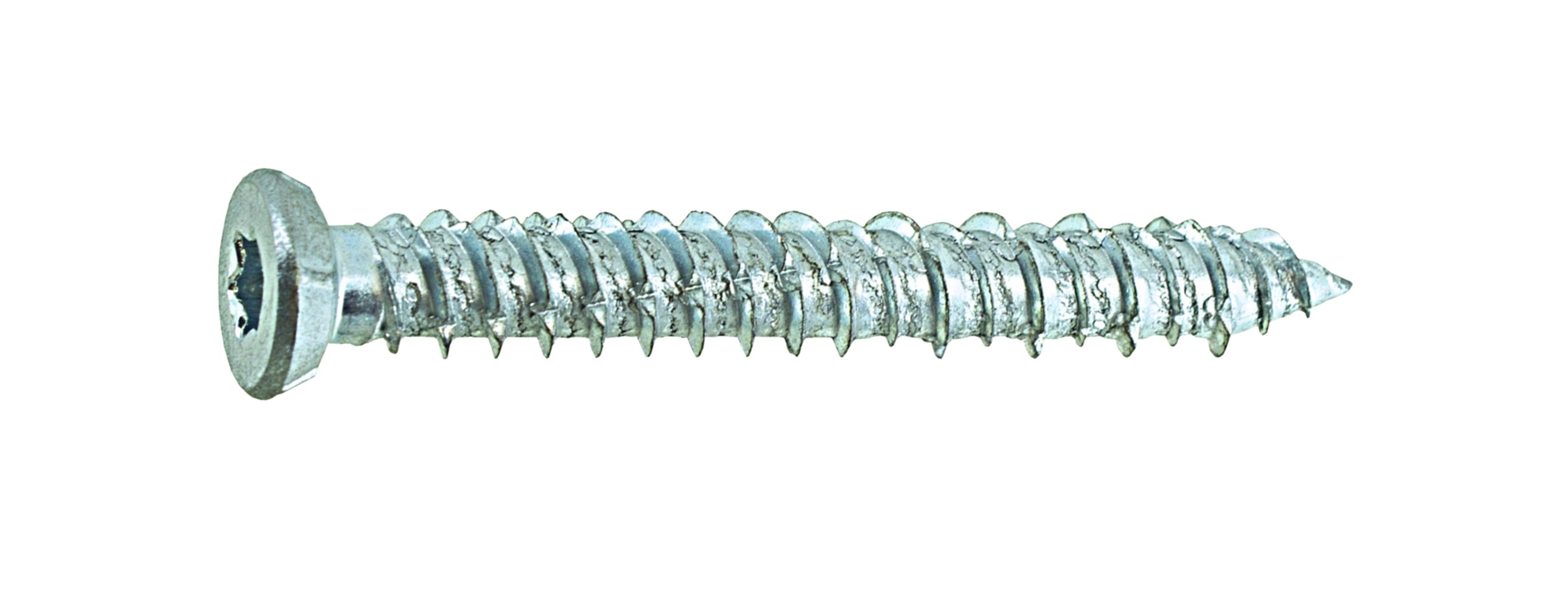 Vis béton tête fraisée étoile acier zingué 7,5x132- vybac x24