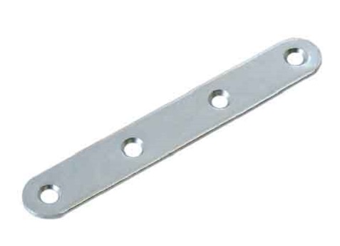 1 patte d'assemblage 80x15x2mm acier zingué - VYNEX