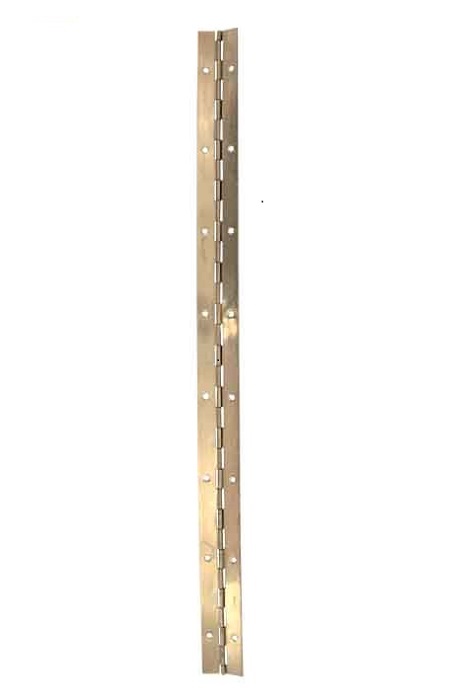 Charnière à piano acier laitonné 32x1980 - VYNEX