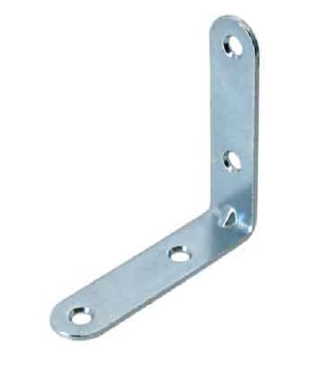1 équerre de chaise 100x100x3mm acier zingué - VYNEX