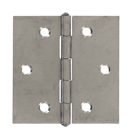 2 charnières de meuble 60x60 inox - VYNEX