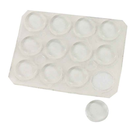 28 butées adhésives ∅12mm - VYNEX