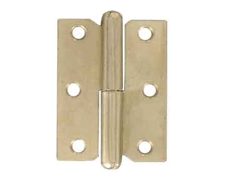 2 paumelles de meuble 50x40mm droites