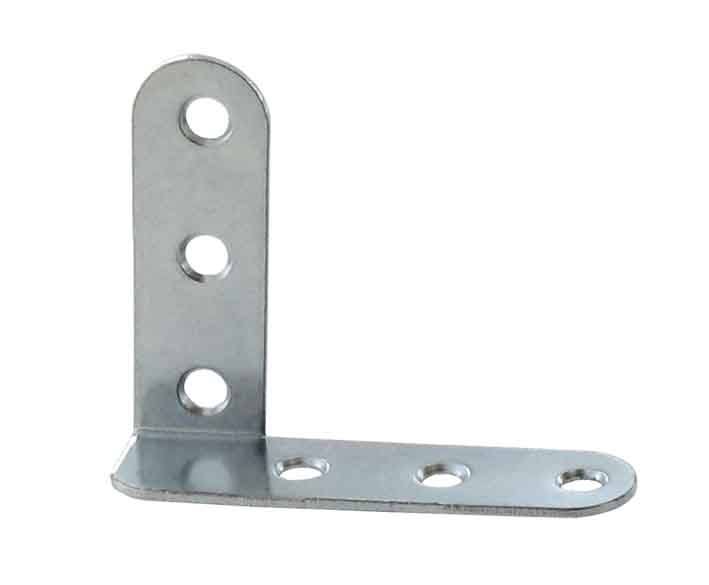 4 équerres contre coudées 40x40x1.5mm acier zingué gauches - VYNEX