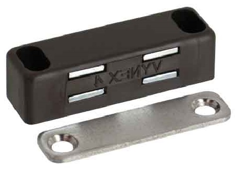 2 loqueteaux magnétiques 4kg - VYNEX