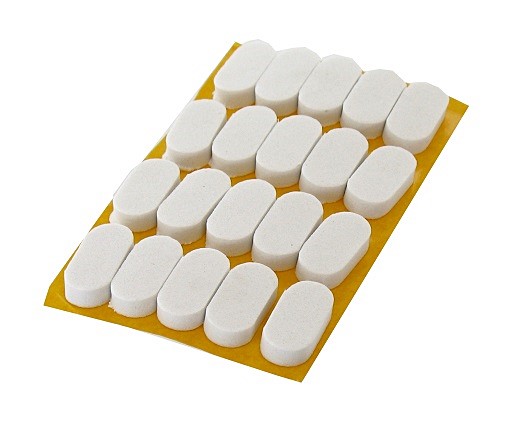 20 patins anti bruit 8x16mm - VYNEX