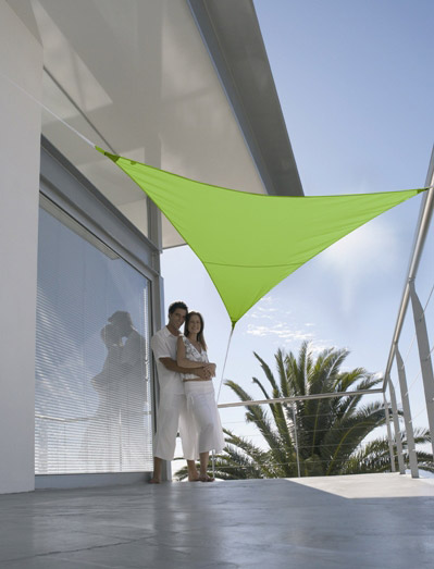 voile d'ombrage triangulaire 3.60 m gamme 