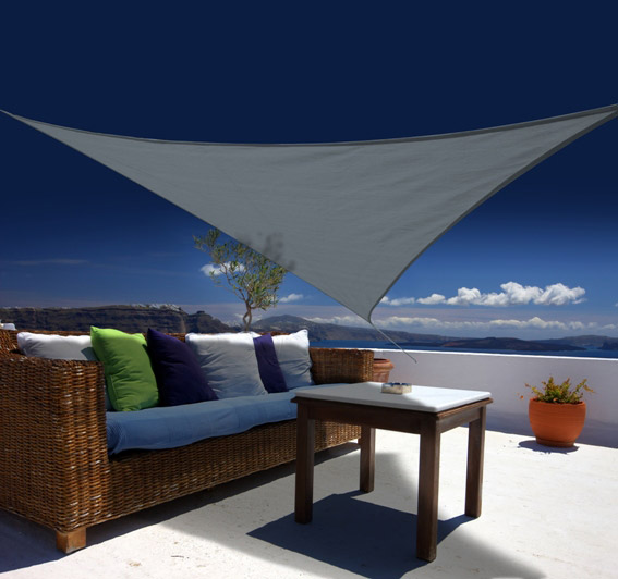 Voile d'ombrage triangulaire 3.60 m - gamme 