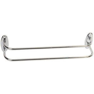 Porte- serviettes 2 branches fixes chromé 52 cm