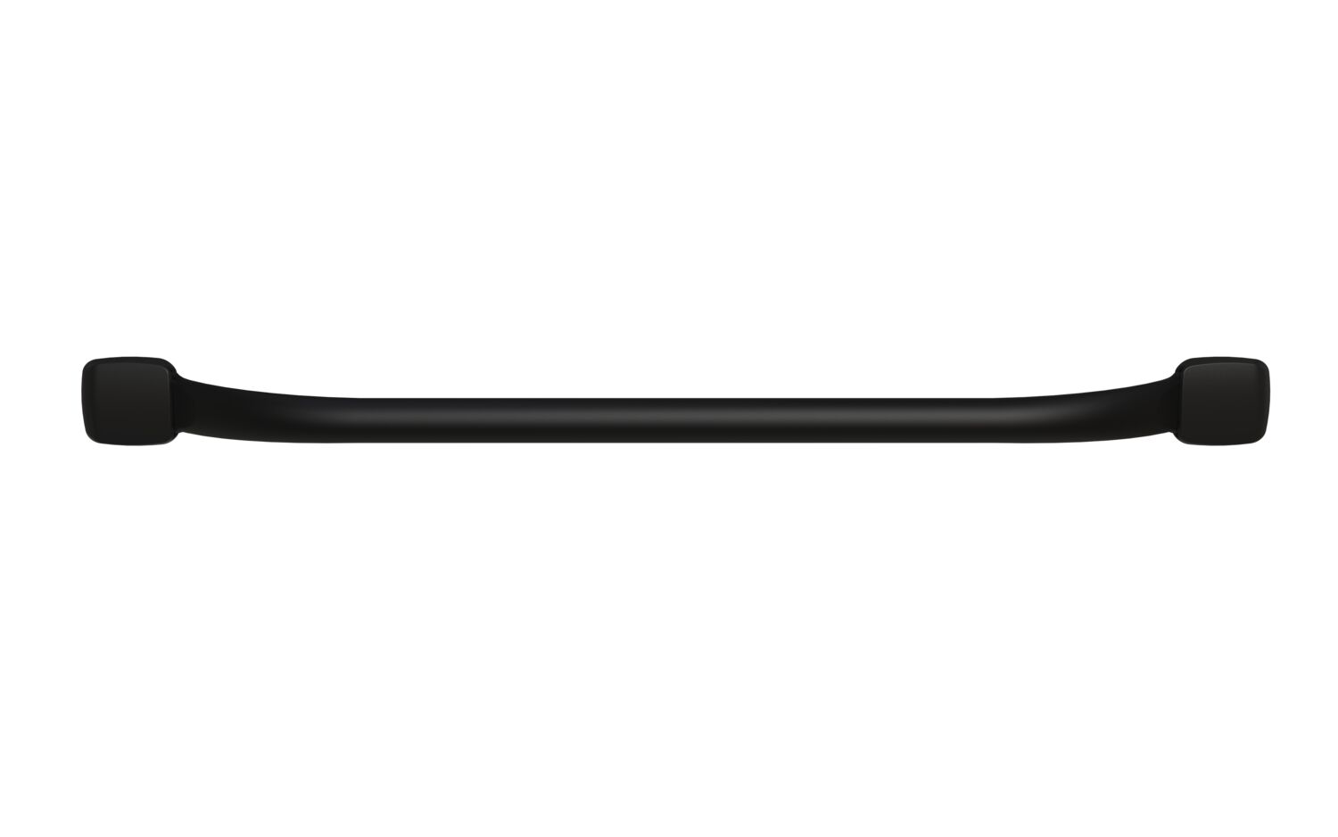 Barre Droite d'Appui Mana Acier Noir Mat 70cm