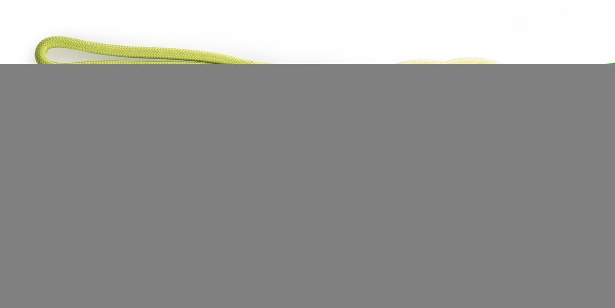 Longe nylon rond 3m vert