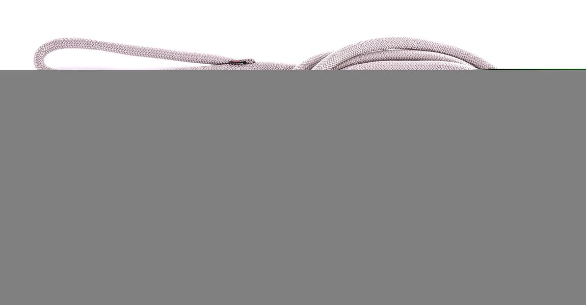 Longe nylon rond 5m gris