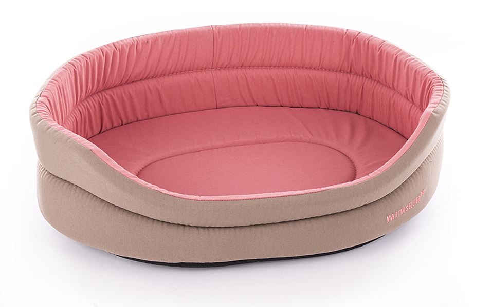 Corbeille class tissu 65cm beige