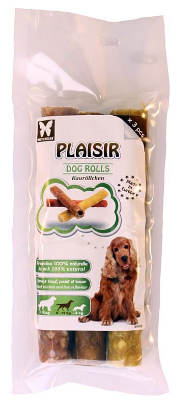Dog rolls 15cm x3 3saveurs