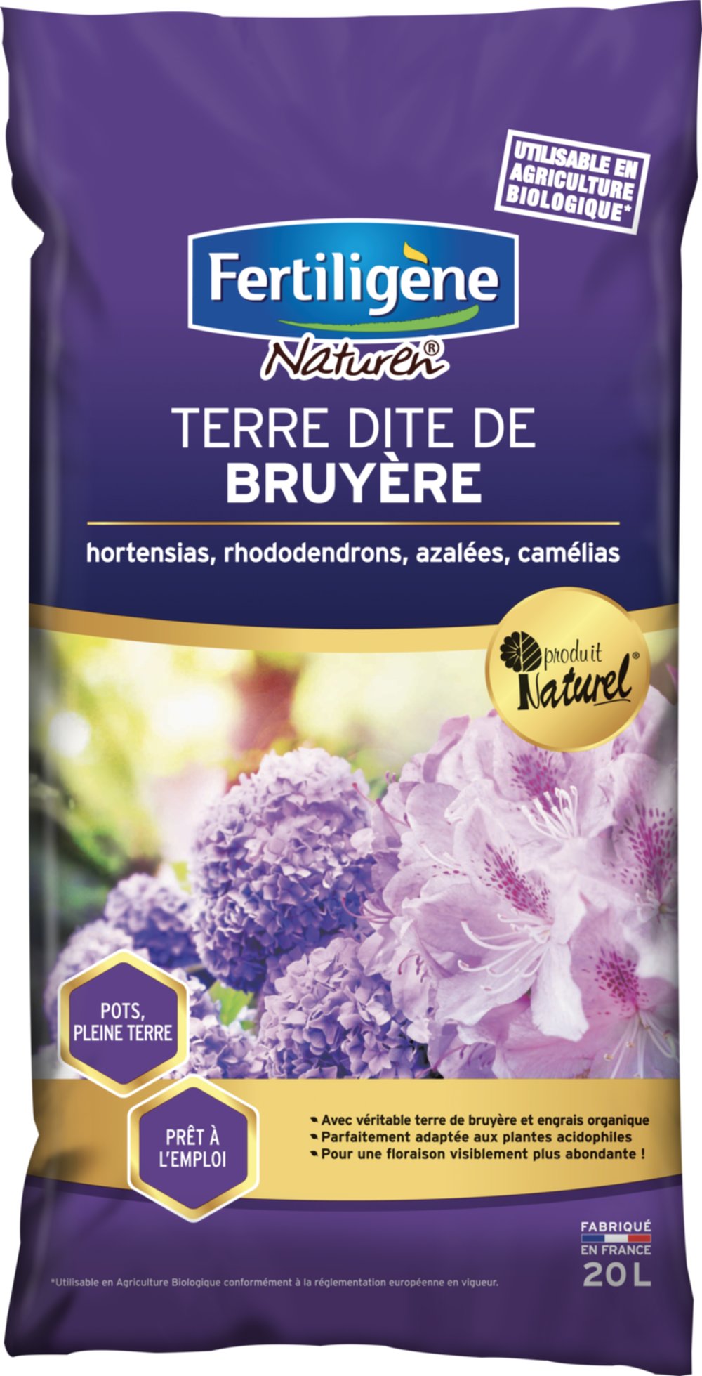Terre dite bruyère uab 20L