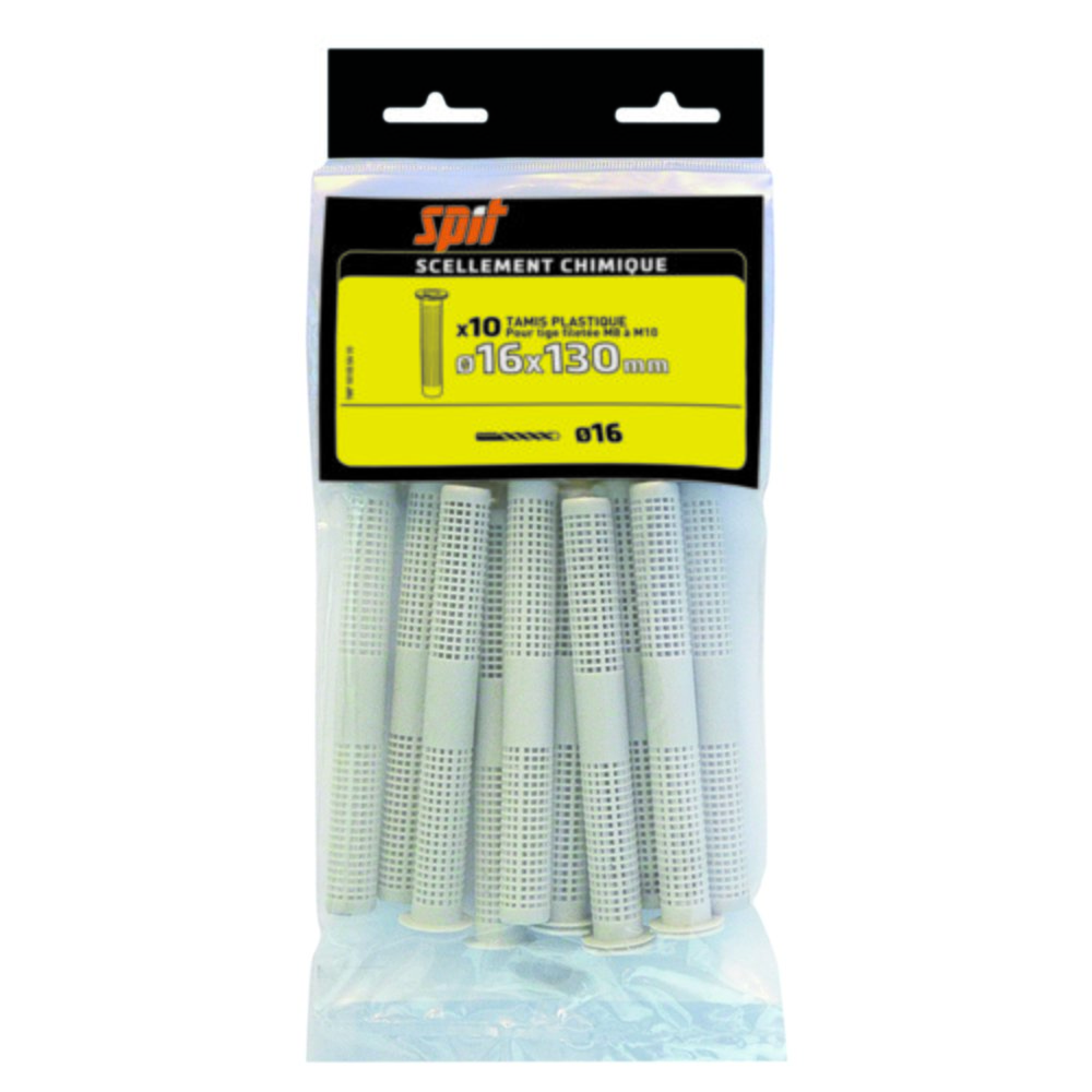 10 tamis plastiques Ø16x130mm - SPIT