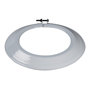 Rosace acier emaille blanc Ø139mm - TEN