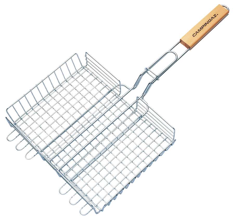 Grille barbecue rectangulaire double Ajustable en hauteur 29x23cm - CAMPINGAZ