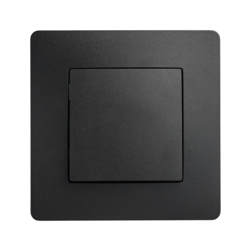 Bouton poussoir Nora noir - DEBFLEX