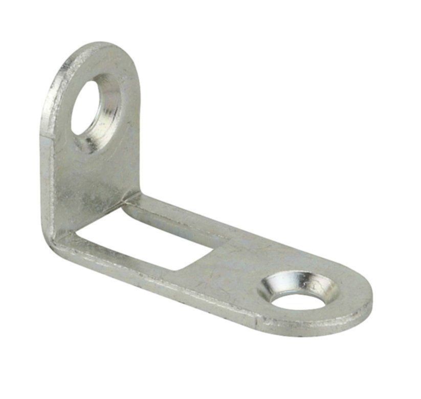 Gâche Équerre de Tringle d’Extrémité 34x20x19x2mm