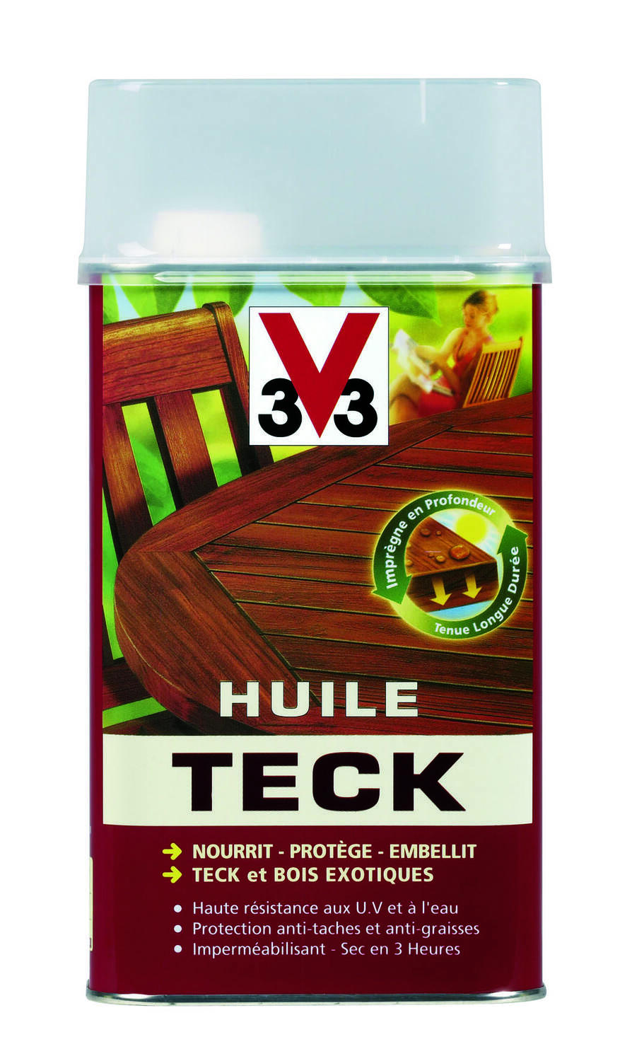 Huile teck mat 1L - V33