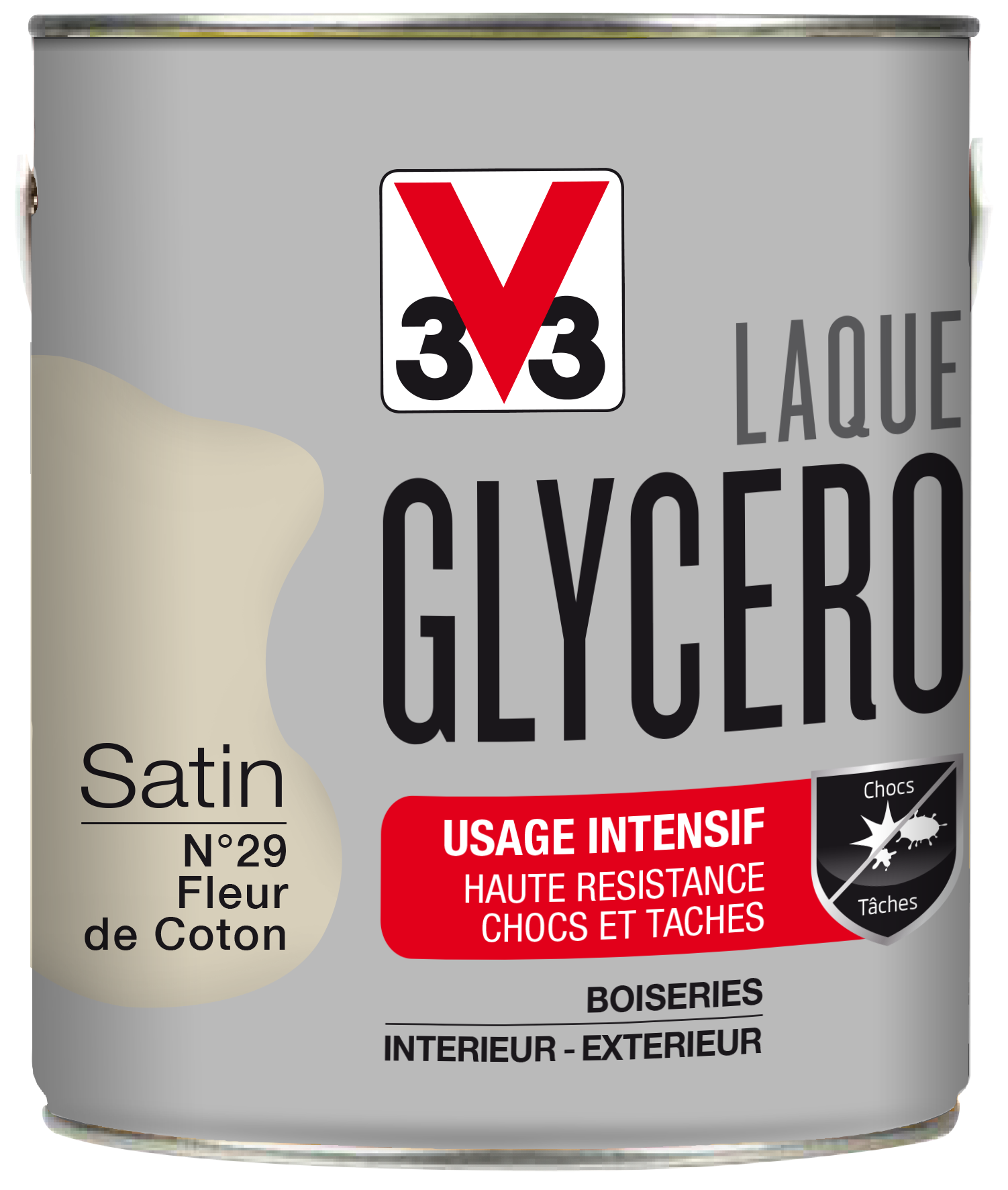 Laque glycero satin 2L fleur de coton - V33