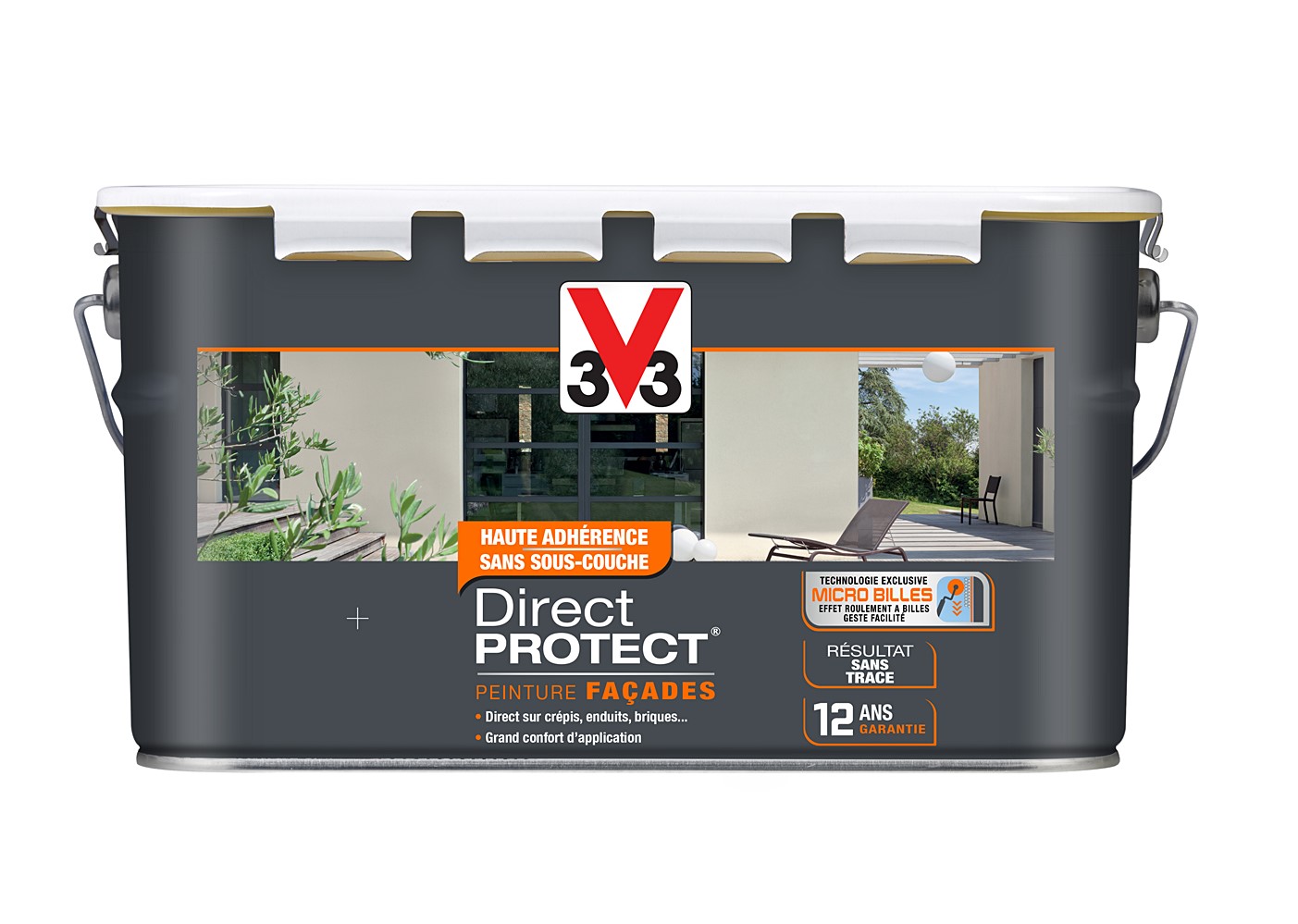 Peinture Façades Direct Protect mat Meulière 2.5 L