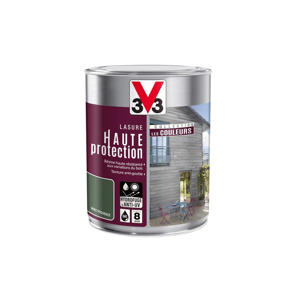 Lasure haute protection vert provence 1L