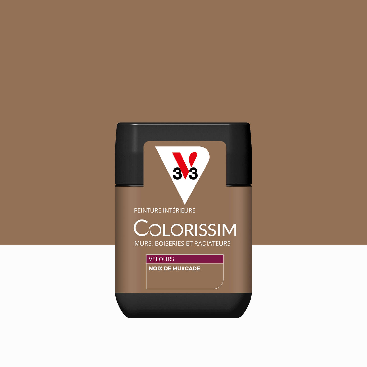 Peinture Intérieure Noix de Muscade Velours 75ml Colorissim® - V33