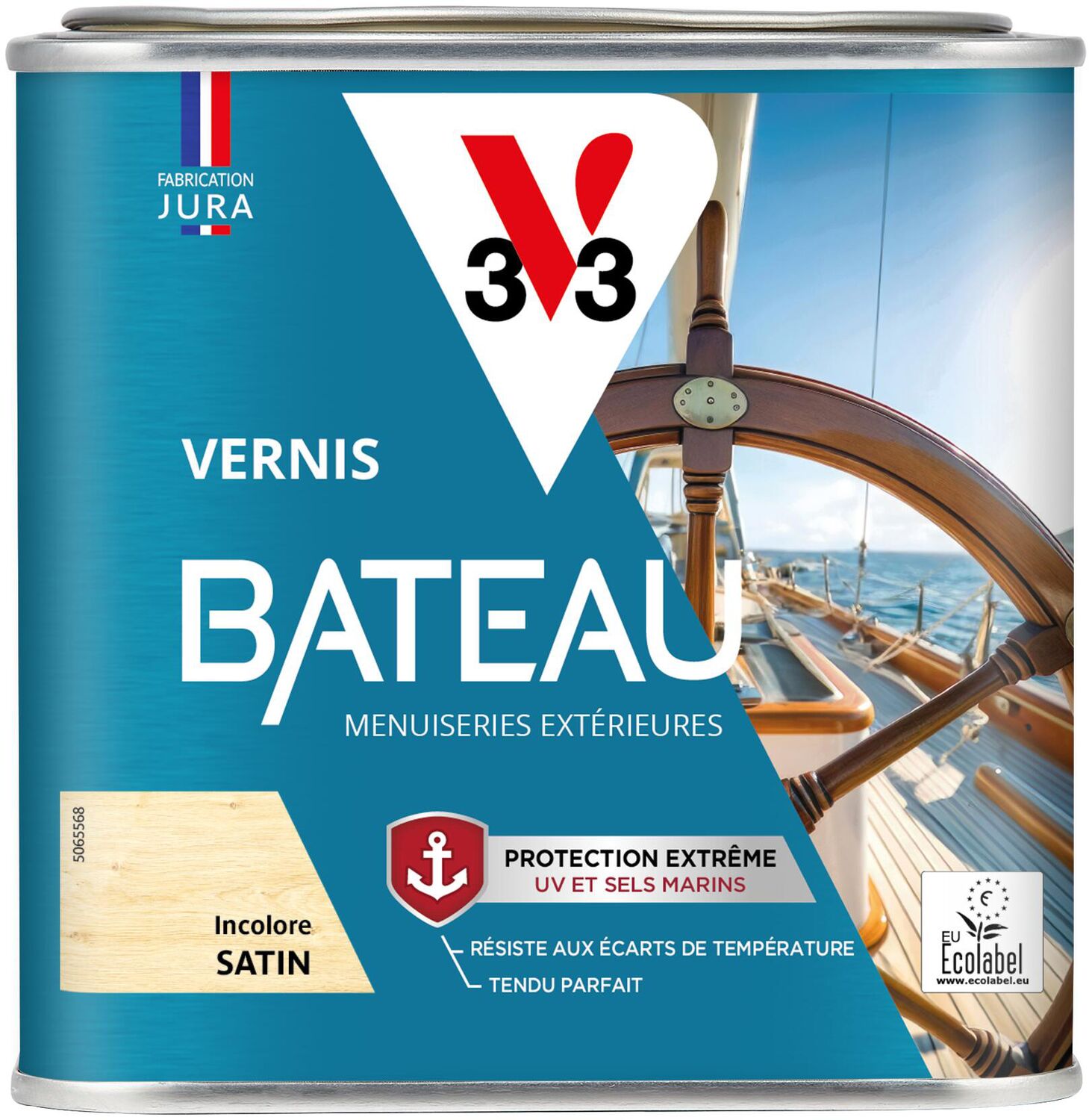 Vernis Bateau incolore Satin 0,5L - V33