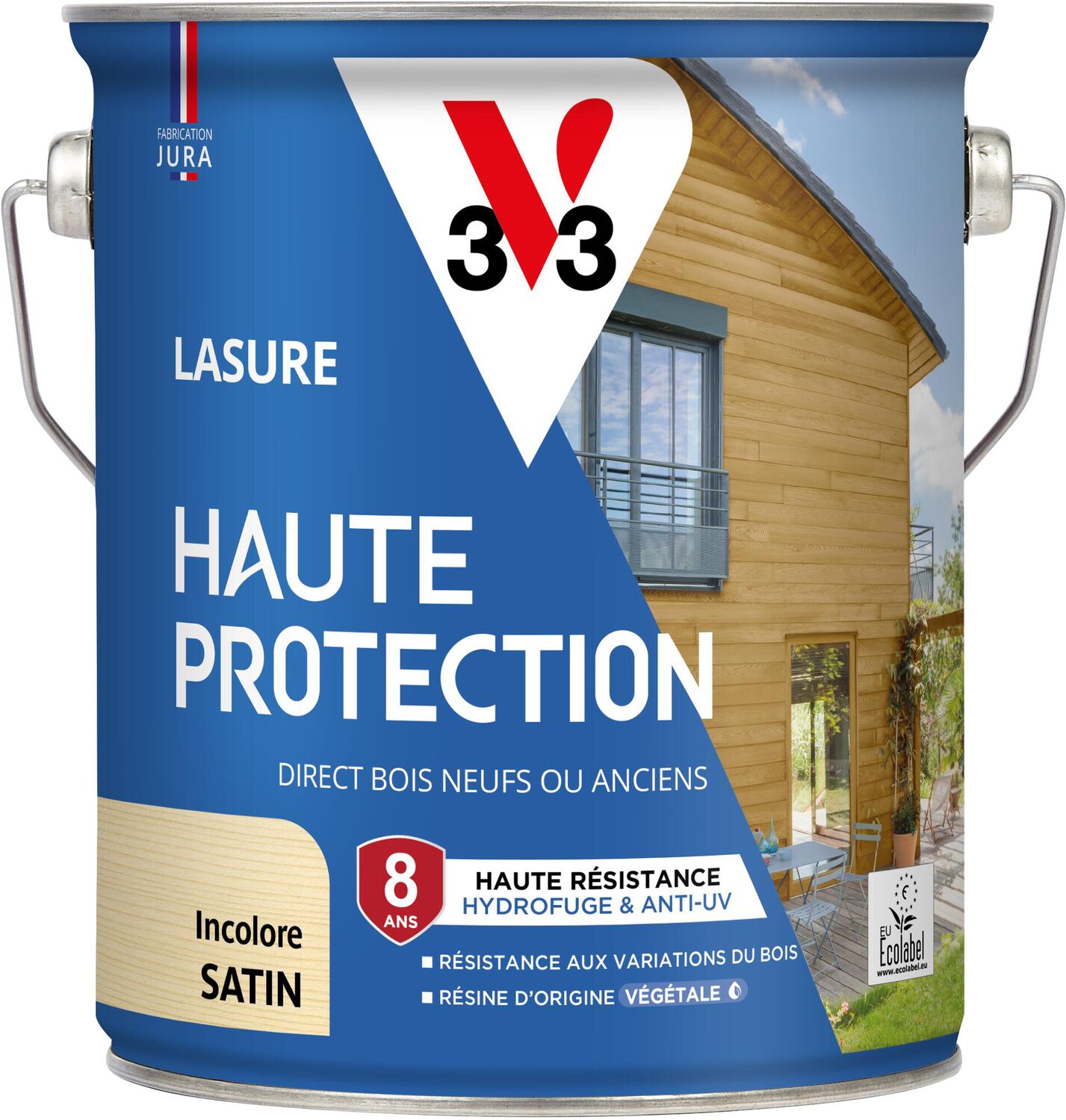 Lasure Haute Protection incolore Satin 2,5L - V33