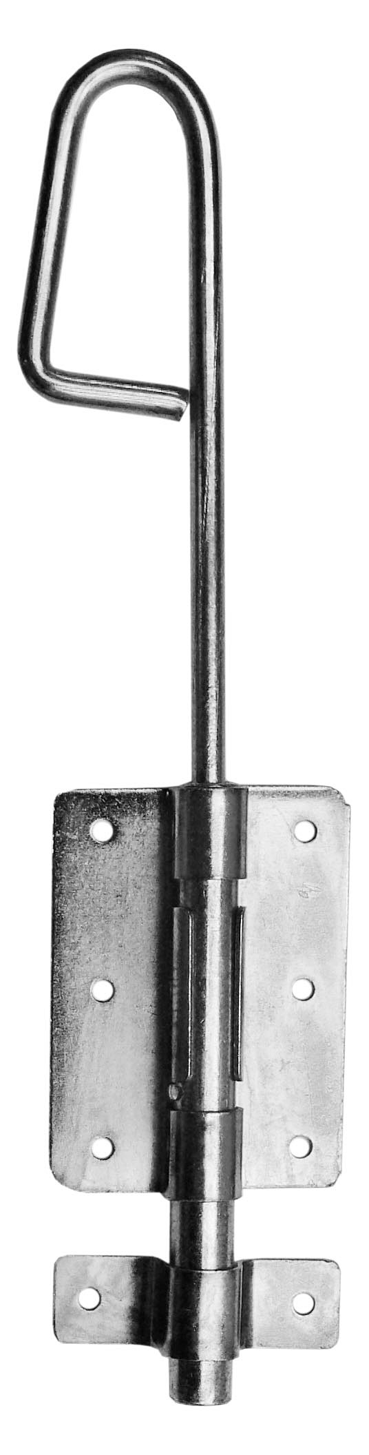 Verrou baionnette acier zingue 16x400mm