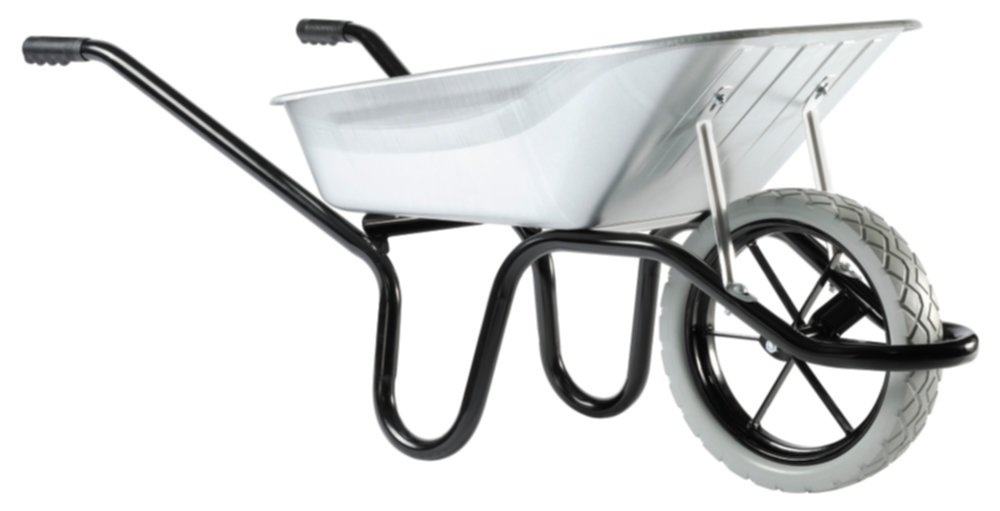 Brouette Aktiv Premium Galva Increvable 100L Gris - HAEMMERLIN