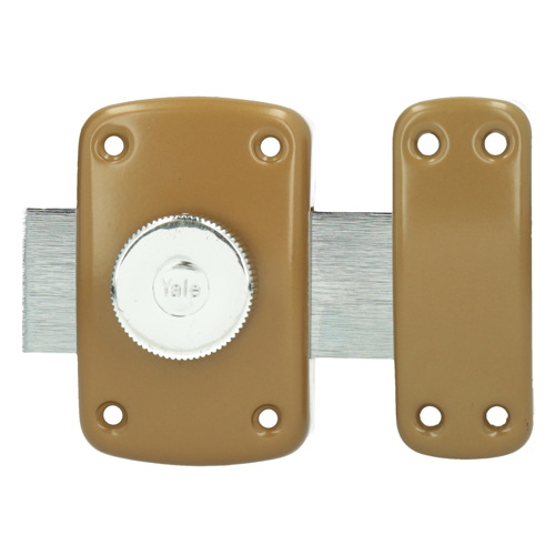 Verrou à bouton et cylindre ?23mm L.45mm 3 clés