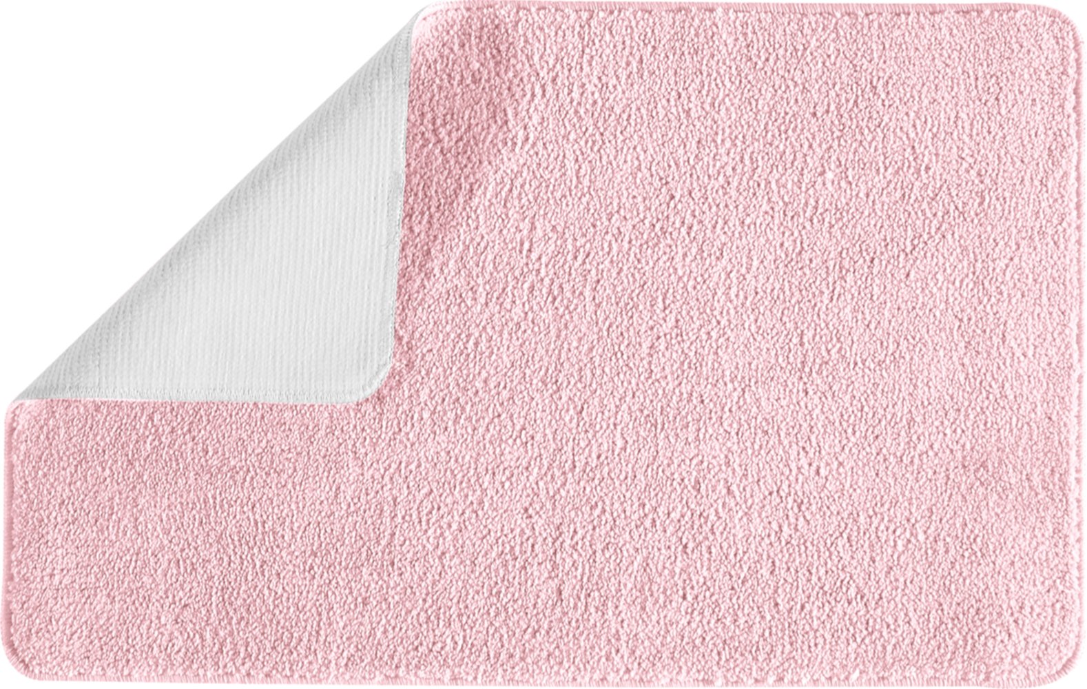 Tapis de Bain Antidérapant Polynésie Polyester 50x80cm Rose - GUY LEVASSEUR