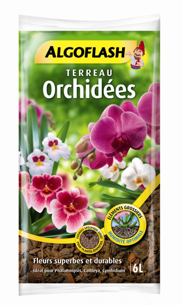 Terreau orchidées 6 L - ALGOFLASH