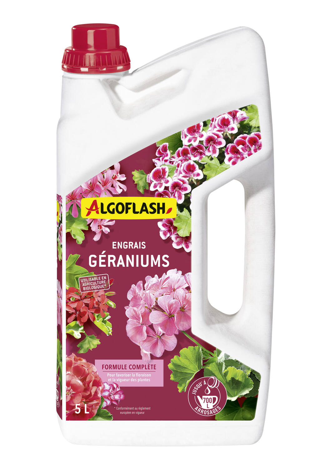 Engrais géraniums UAB 5L - ALGOFLASH