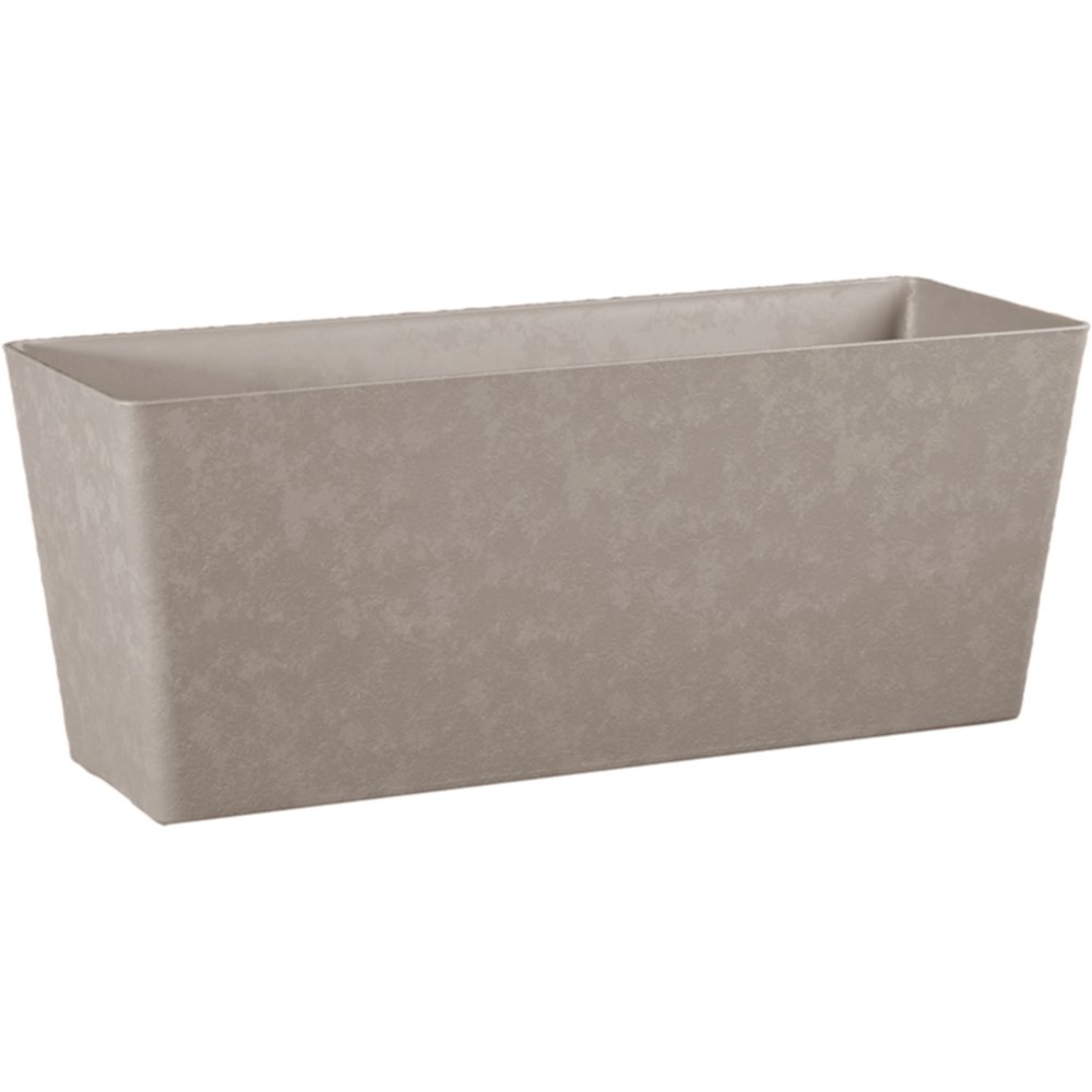 Jardinière Elément recyclée 59,5x21,4x24cm 23,7L Calcaire - POETIC 