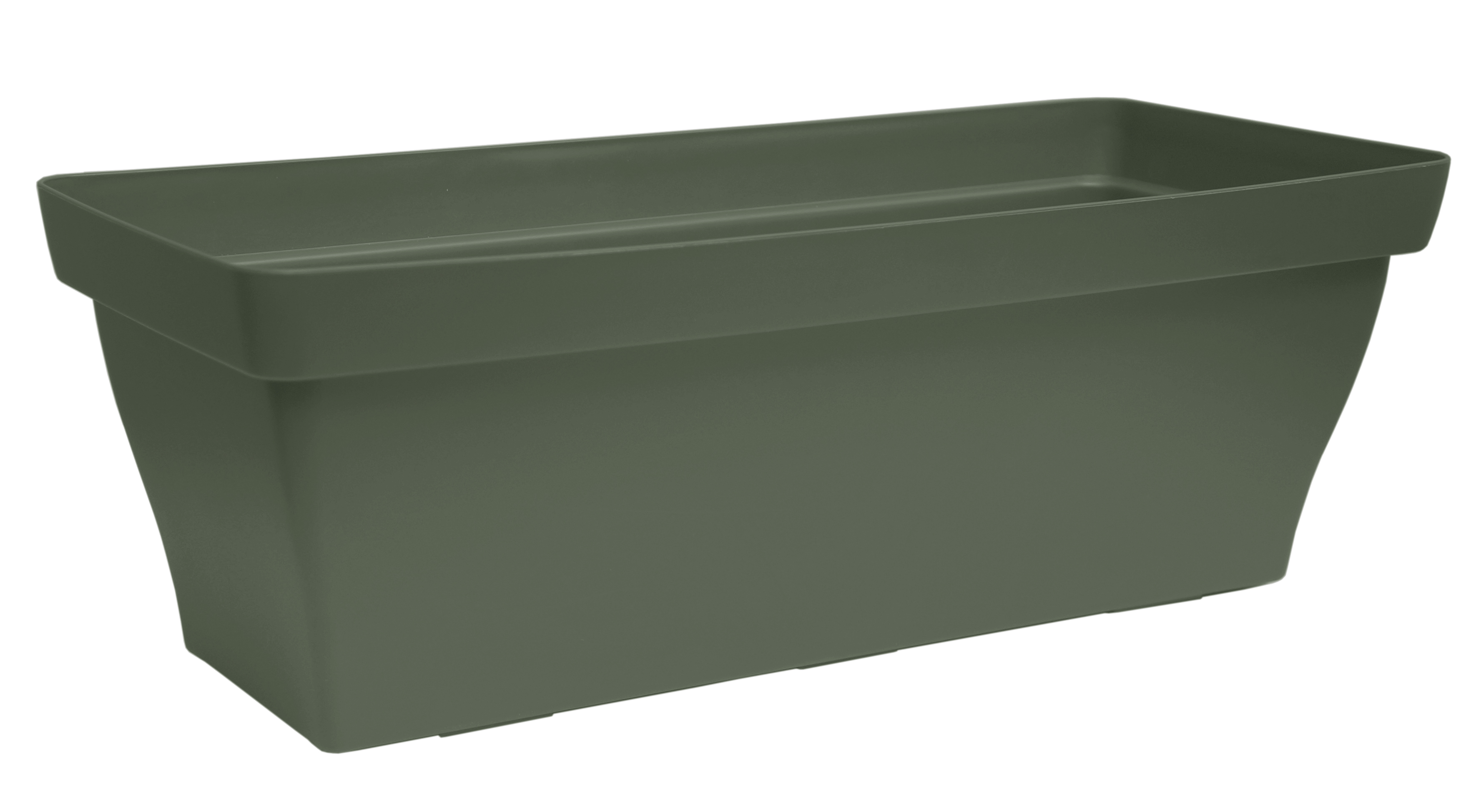 Jardinière Roméo kaki 50cm 48,5x20,8x17cm - POETIC